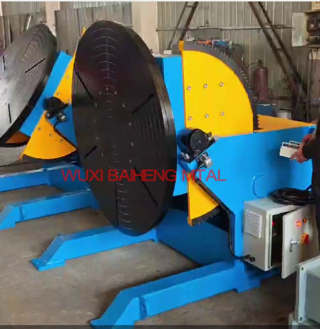 10 ton welding turntable tilting manipulator positioner